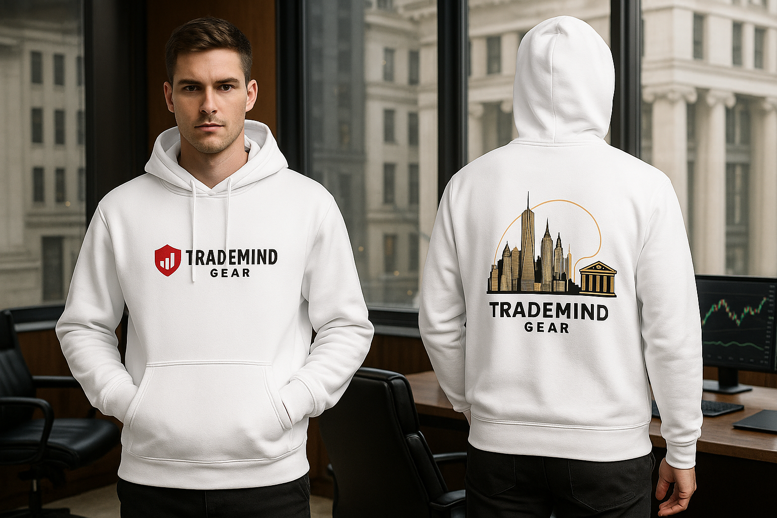 TradeMind Gear- Premium Trader's Hoodie