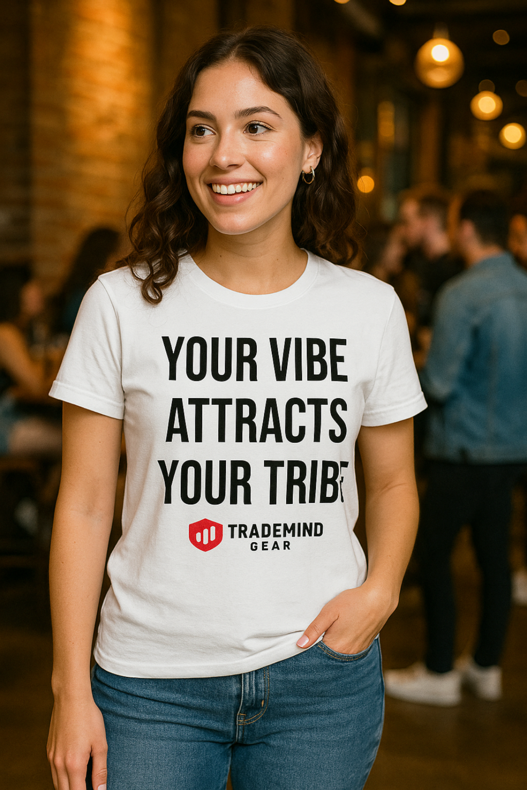 “Your Vibe Attracts Your Tribe” – Motivational Quote T-Shirt