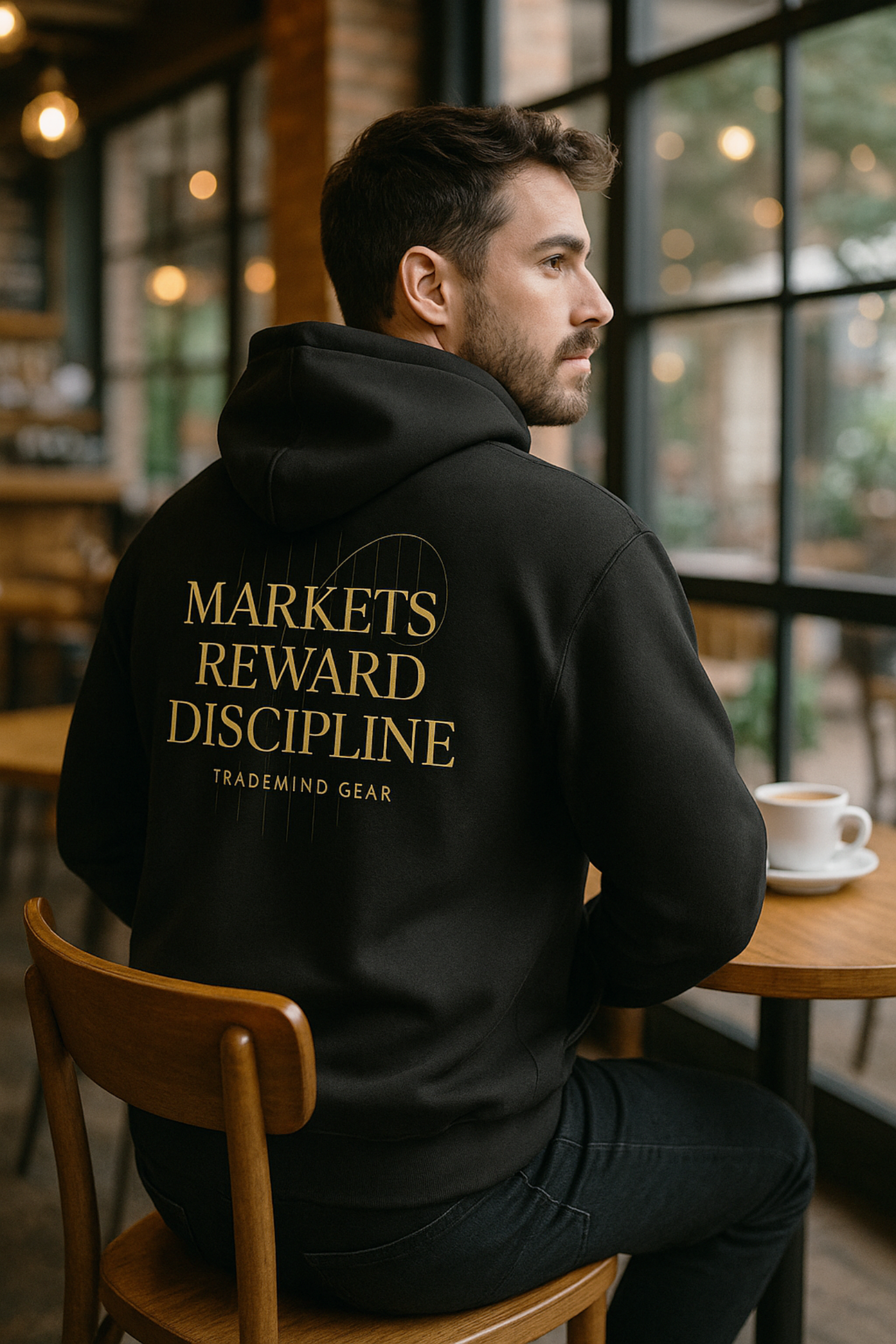 Markets Reward Discipline – Luxury Trader Hoodie