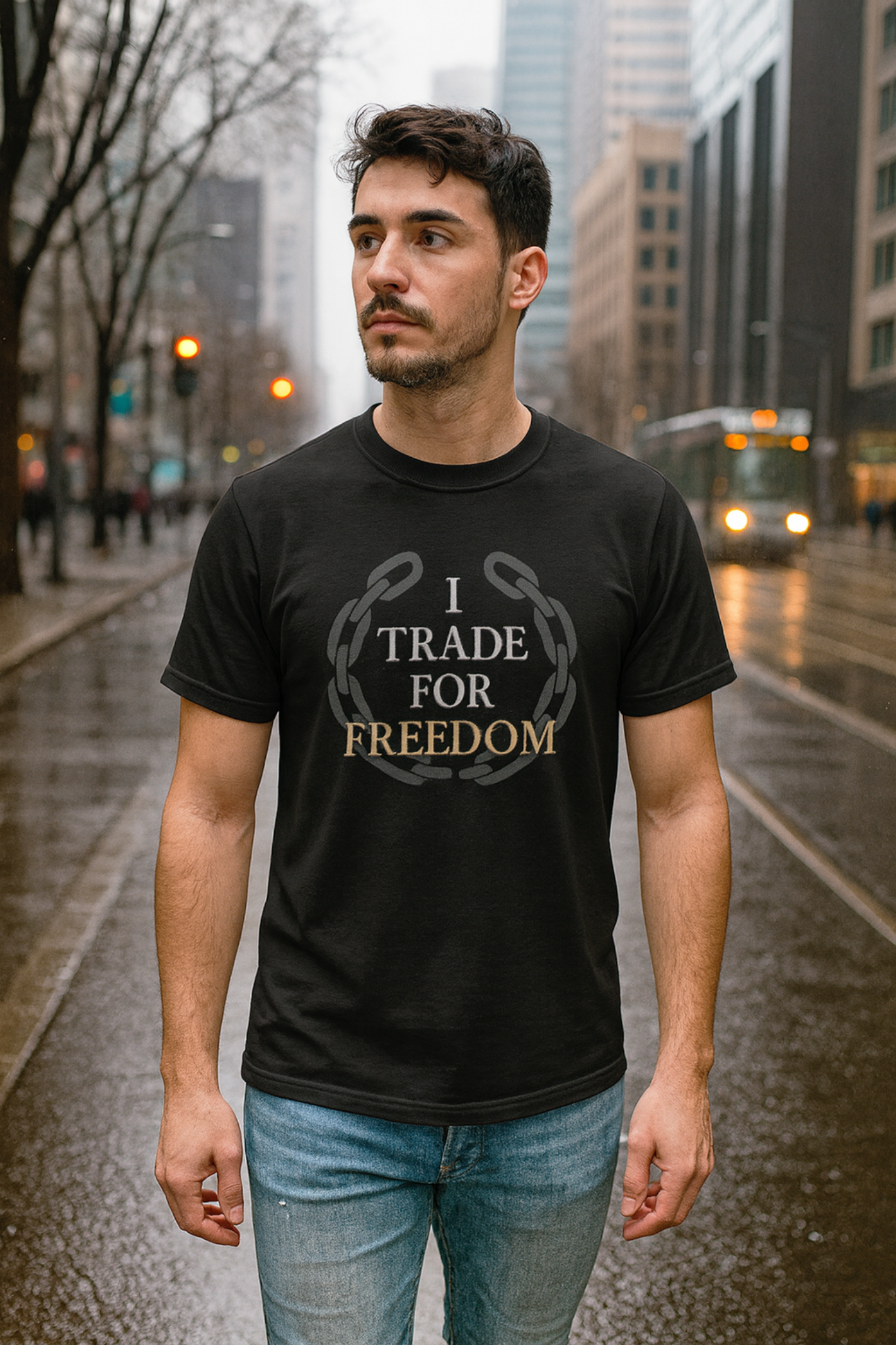 Under ArmourⓇ athletic t-shirtI Trade for Freedom Tee – Luxury Streetwear for Traders