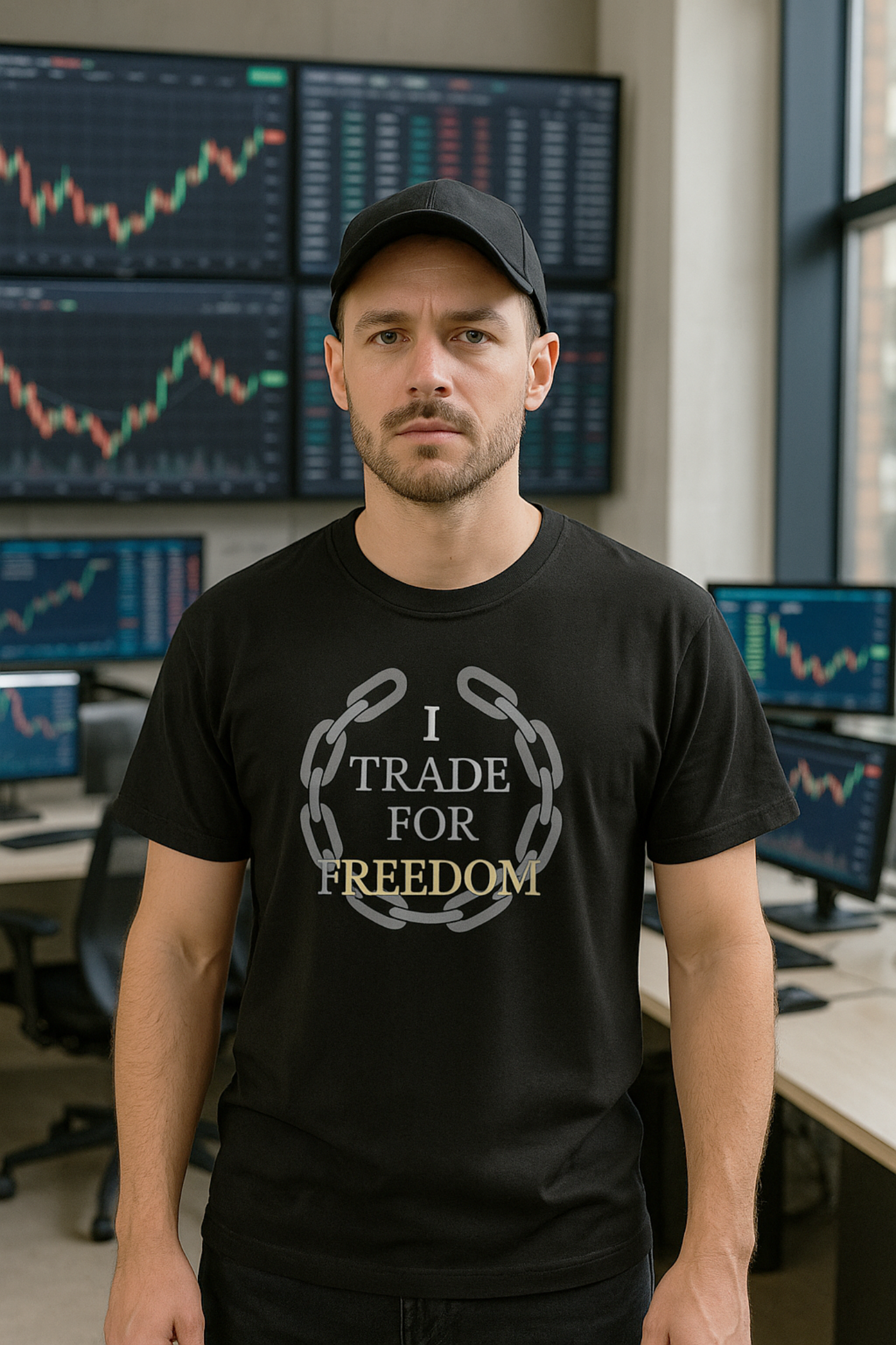 Under ArmourⓇ athletic t-shirtI Trade for Freedom Tee – Luxury Streetwear for Traders