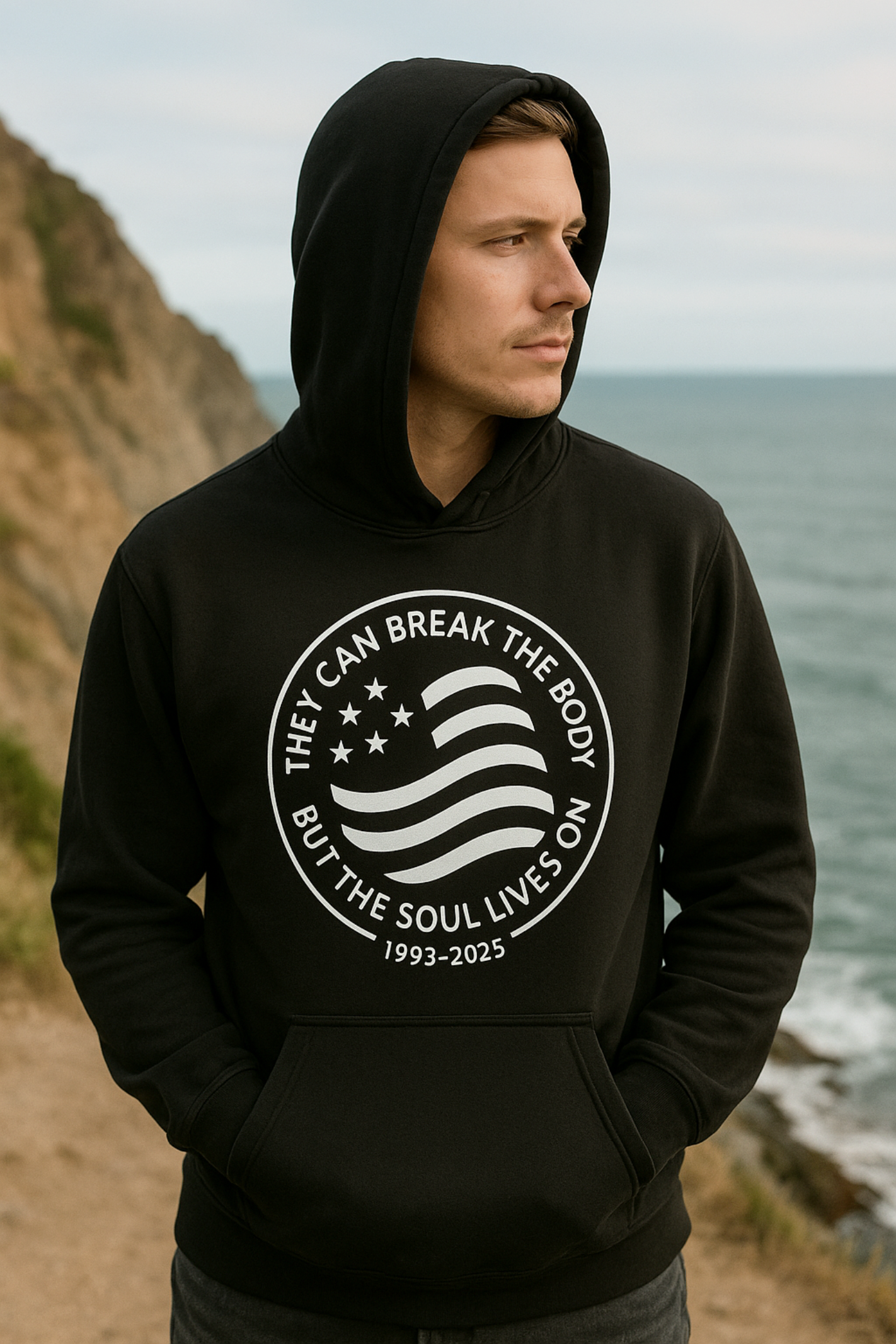 They Can Break the Body, But the Soul Lives On Emblem Tee