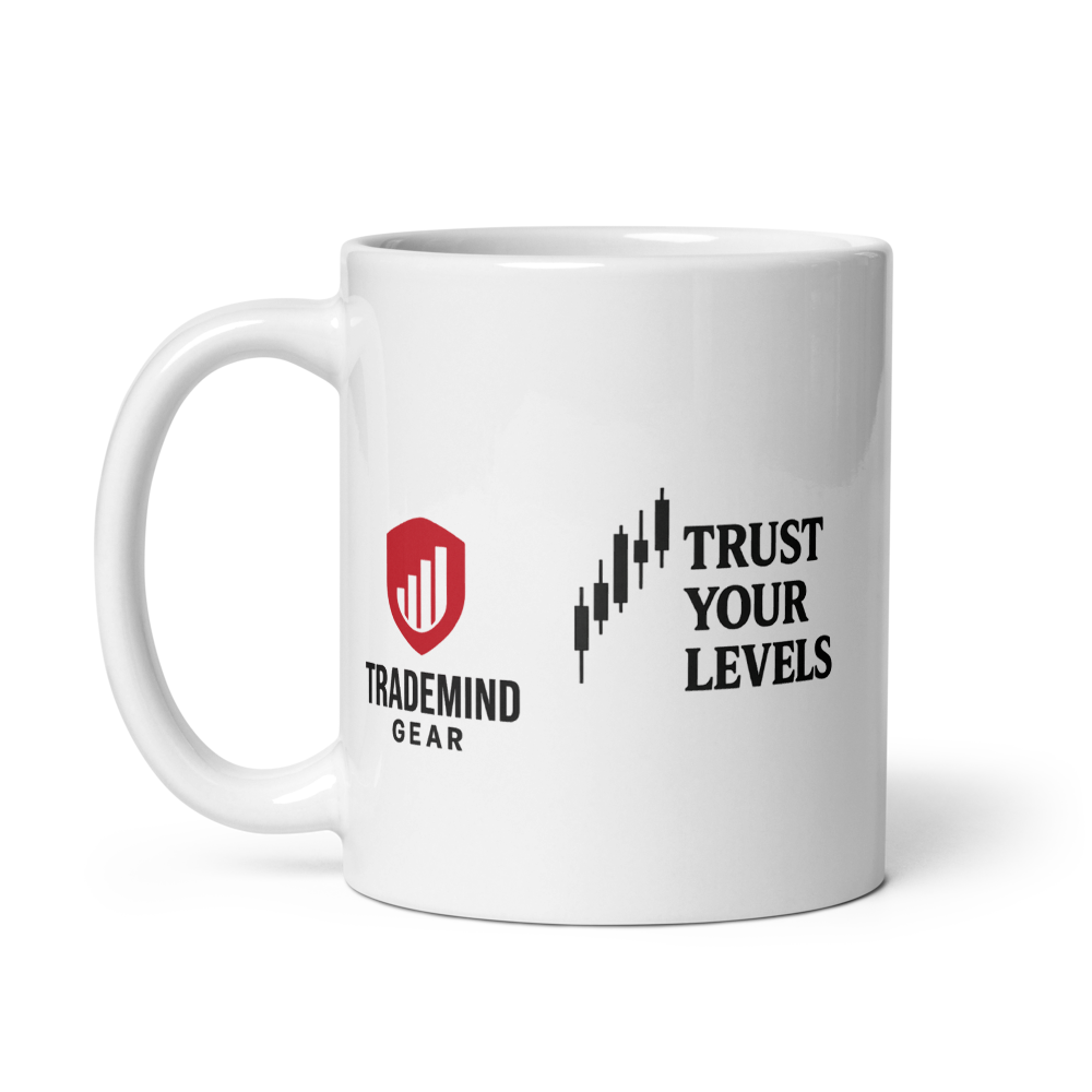 "Trust Your Levels" Trading Mug- Glossy Ceramic