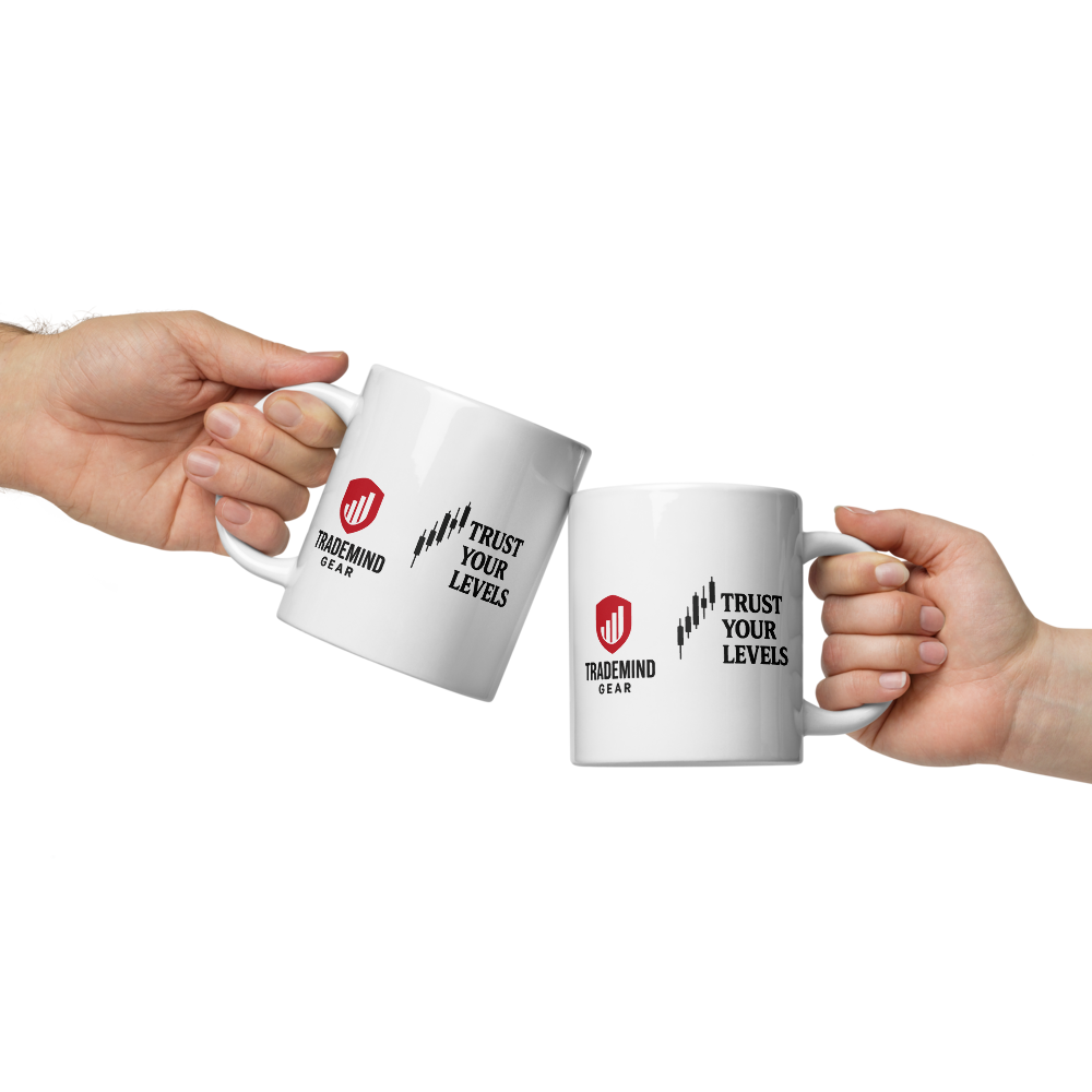 "Trust Your Levels" Trading Mug- Glossy Ceramic